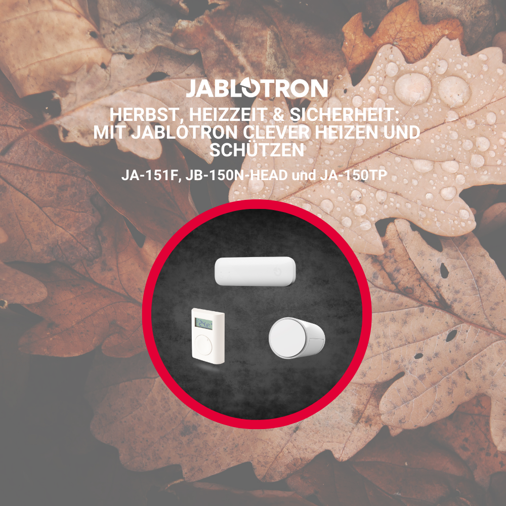 Mit JABLOTRON clever heizen und schützen